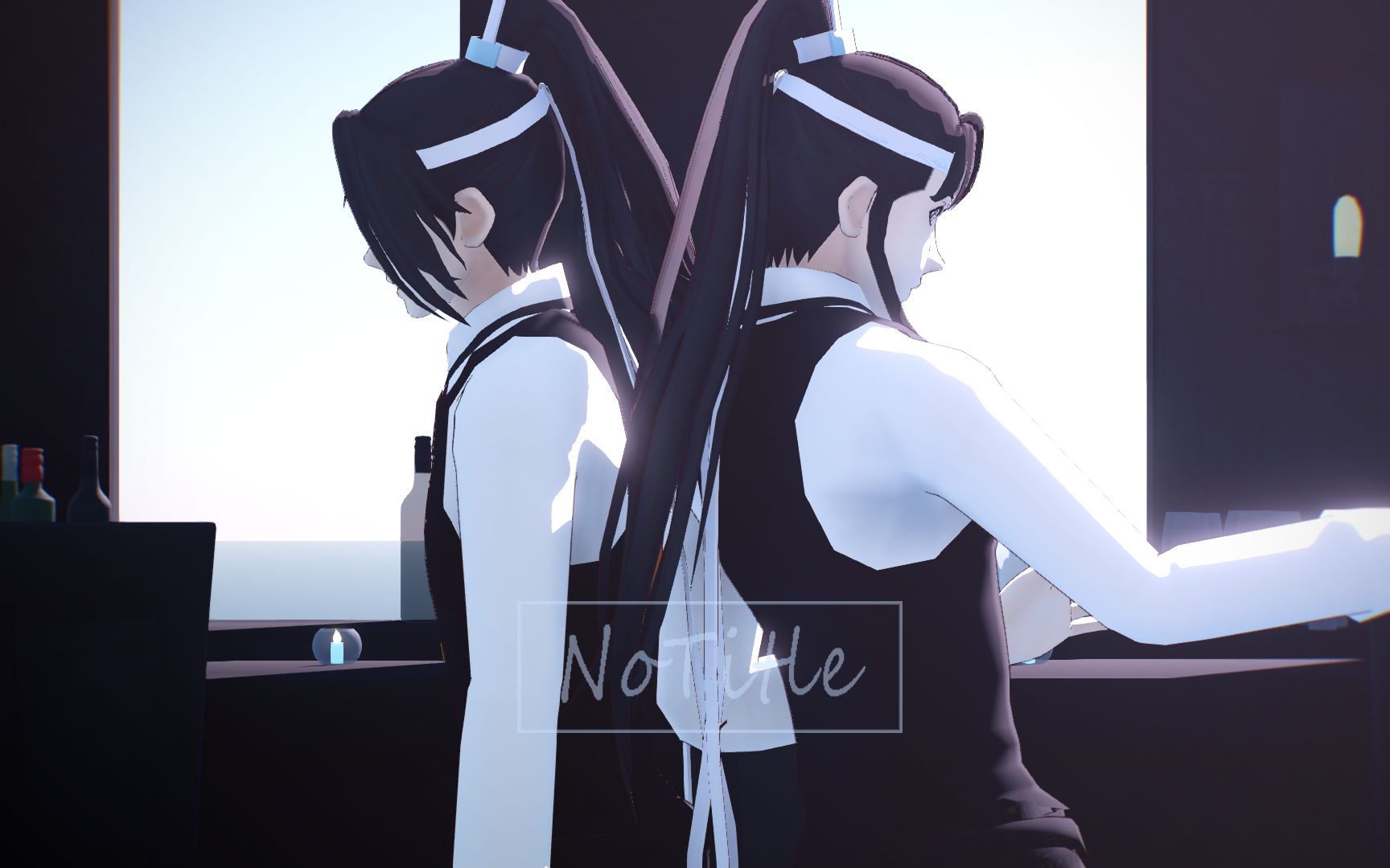 [图]【魔道祖师MMD】换下校服的小双璧-notitle-服改注意