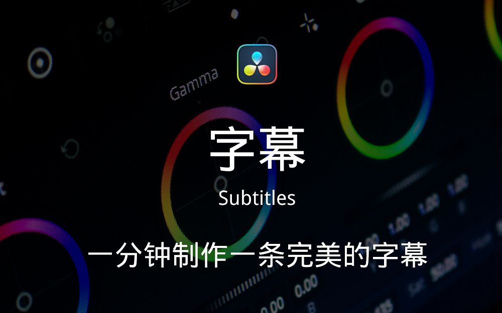 【一分钟】制作完美的字幕 理论+实操 干货教程哔哩哔哩bilibili
