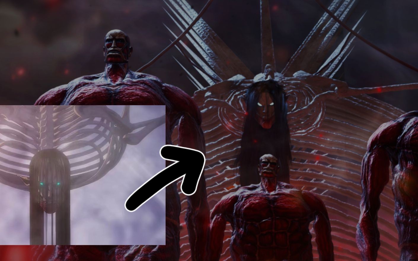 【进击的巨人】耗时一个月,艾伦vfx及地鸣还原!压迫感还原?