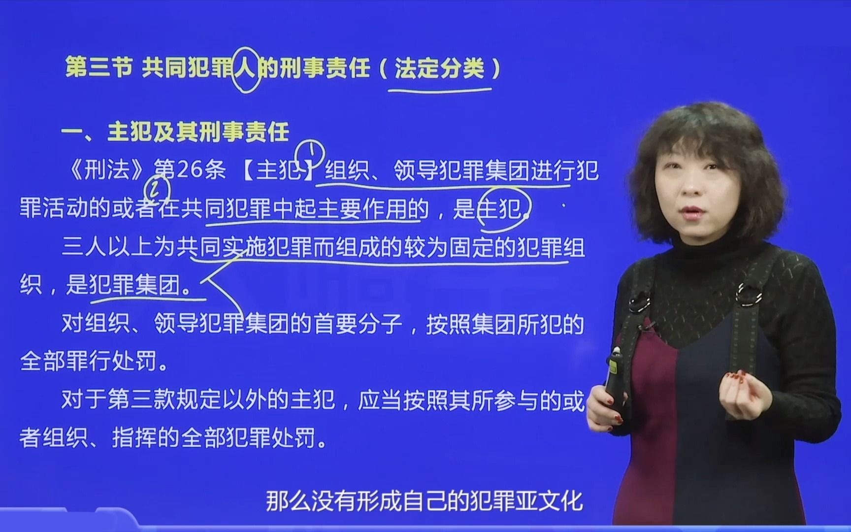 【刑法张宇琛】法考系列课——刑法总论 第九章 共同犯罪 第三节 共同犯罪人的刑事责任(法定分类)哔哩哔哩bilibili