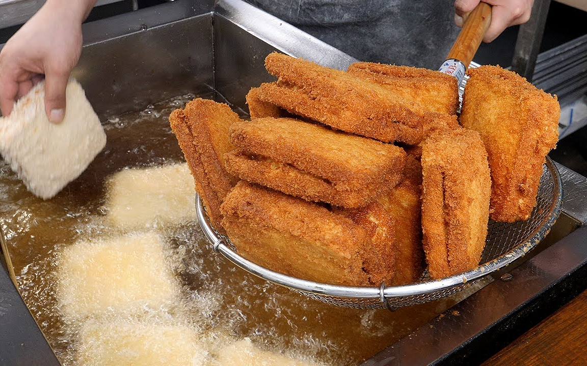 韩国街头油炸吐司面包&奥利奥甜品———【ettv】