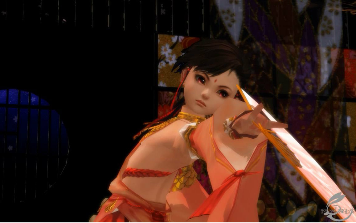 【剑网三mmd】千本樱-南皇秀太的扇子舞