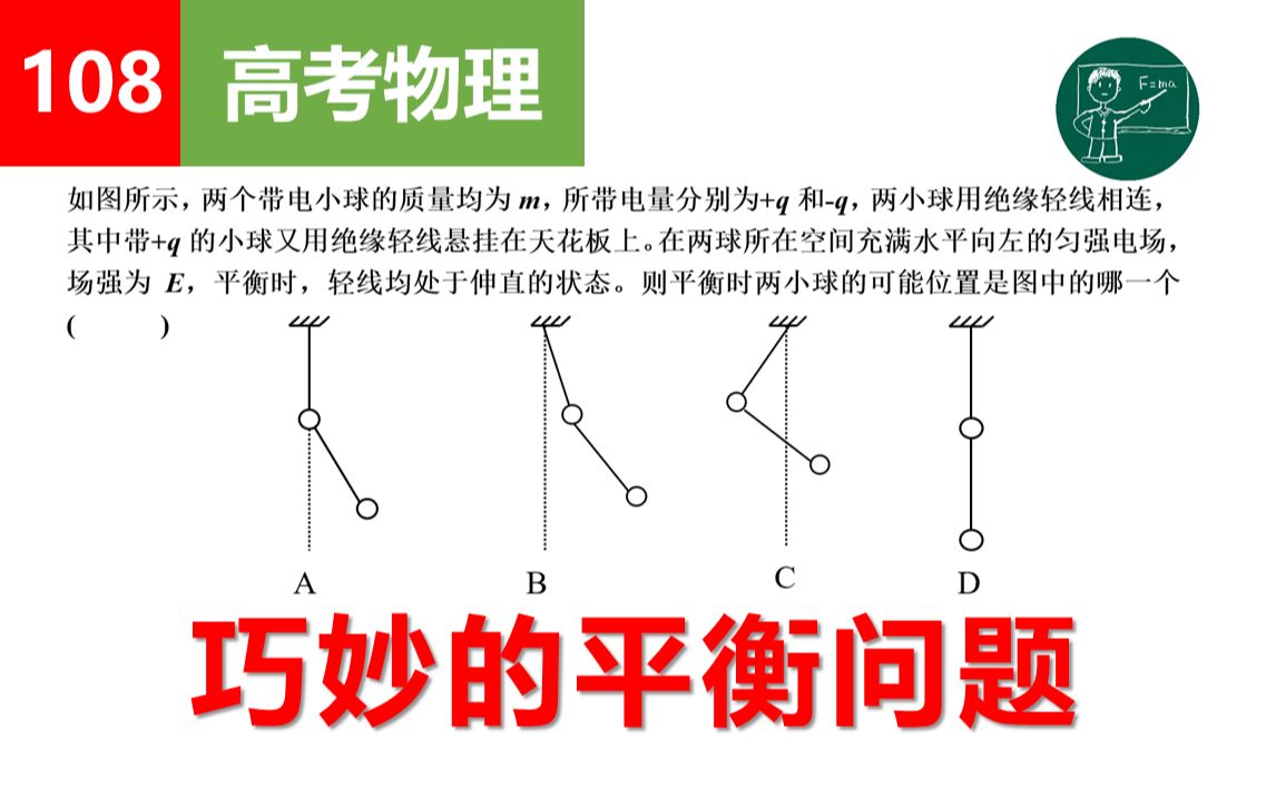 【高考物理】108巧妙的平衡问题哔哩哔哩bilibili