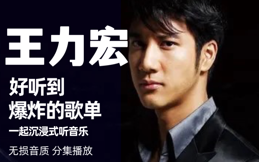 精选【王力宏】经典歌曲合集!分集播放,带歌词,超级好听,推荐收藏!
