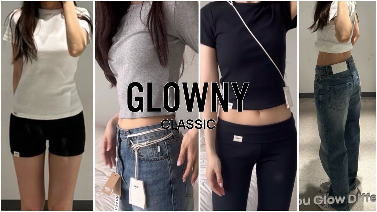 Glowny classic | Kkuanku基本单品推荐✨ | Pinterest 情感夏季校服项目 |合身短袖T恤、裤子、运动休闲造型 发光经典中性色搭配哔哩哔哩bilibili