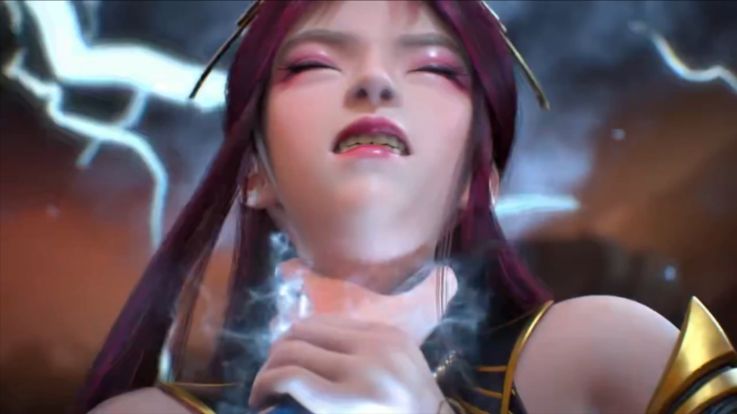 国产动漫美女反派夫人被美女师尊杀死