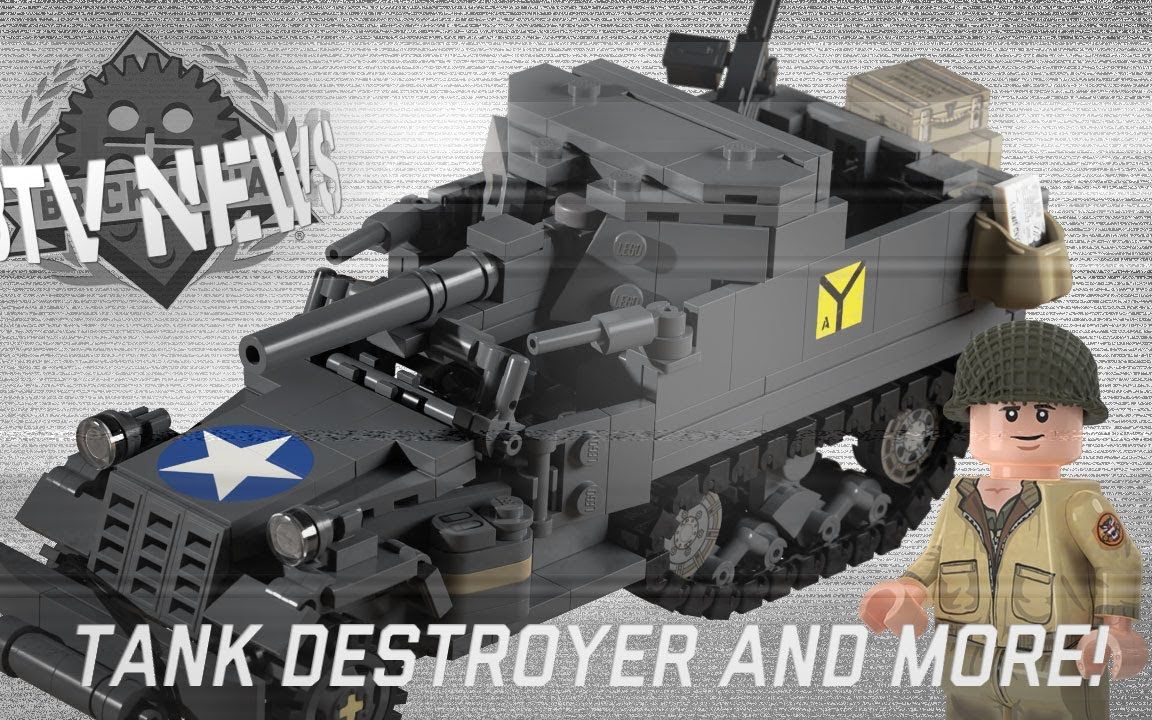 【Brickmania TV】Drop Day Specials M1078 LMTV M3 75mm GMC DDay Squad Pack Part 3哔哩哔哩bilibili