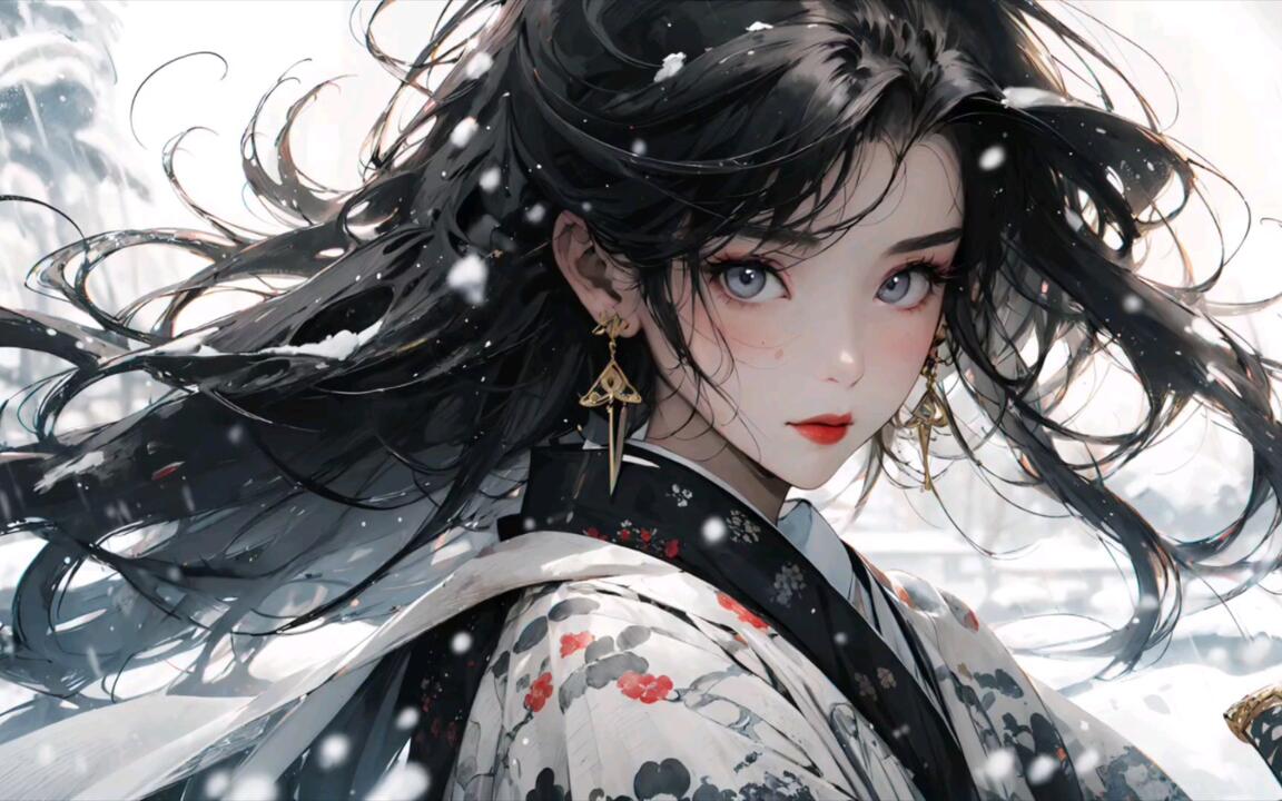 国风水墨Lora】水墨画疏窗，孤影淡潇湘_哔哩哔哩_bilibili