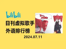 日刊虚拟歌手外语排行榜#9 2024年7月11日