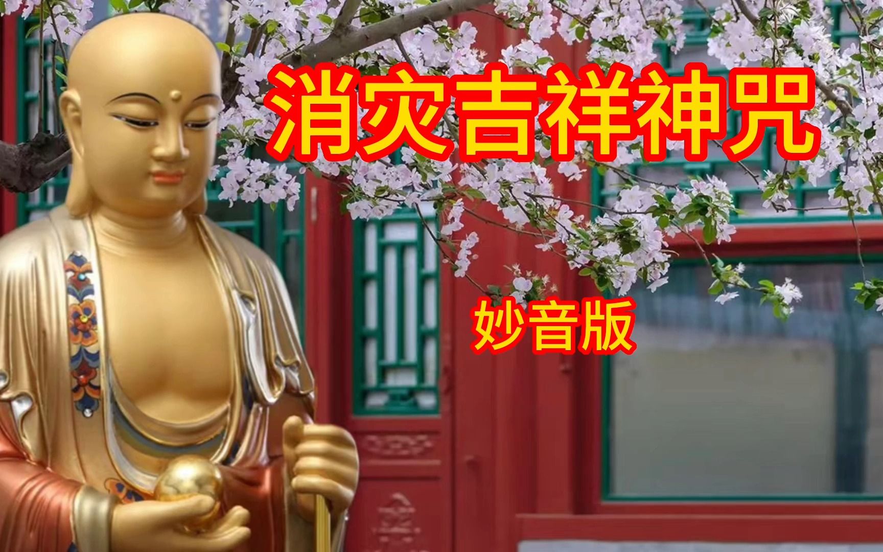 特别好听《消灾吉祥神咒》愿平安喜乐,事事顺遂.哔哩哔哩bilibili