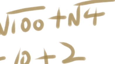 √4+√9=94我当时感觉很疑惑,结果列几组数据开始假设找规律然后摸到原理后做了公式结果是已经忘干净平方差,假设验证理解原理做公式,数学意义突...