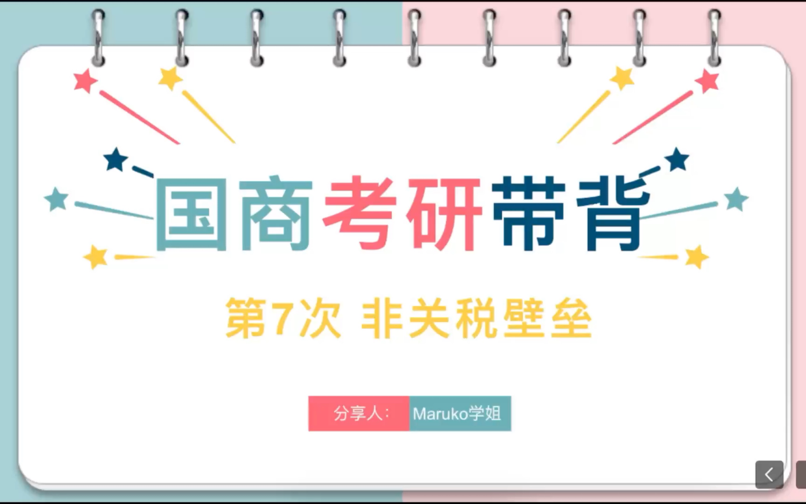 【23国商考研带背7】非关税壁垒哔哩哔哩bilibili