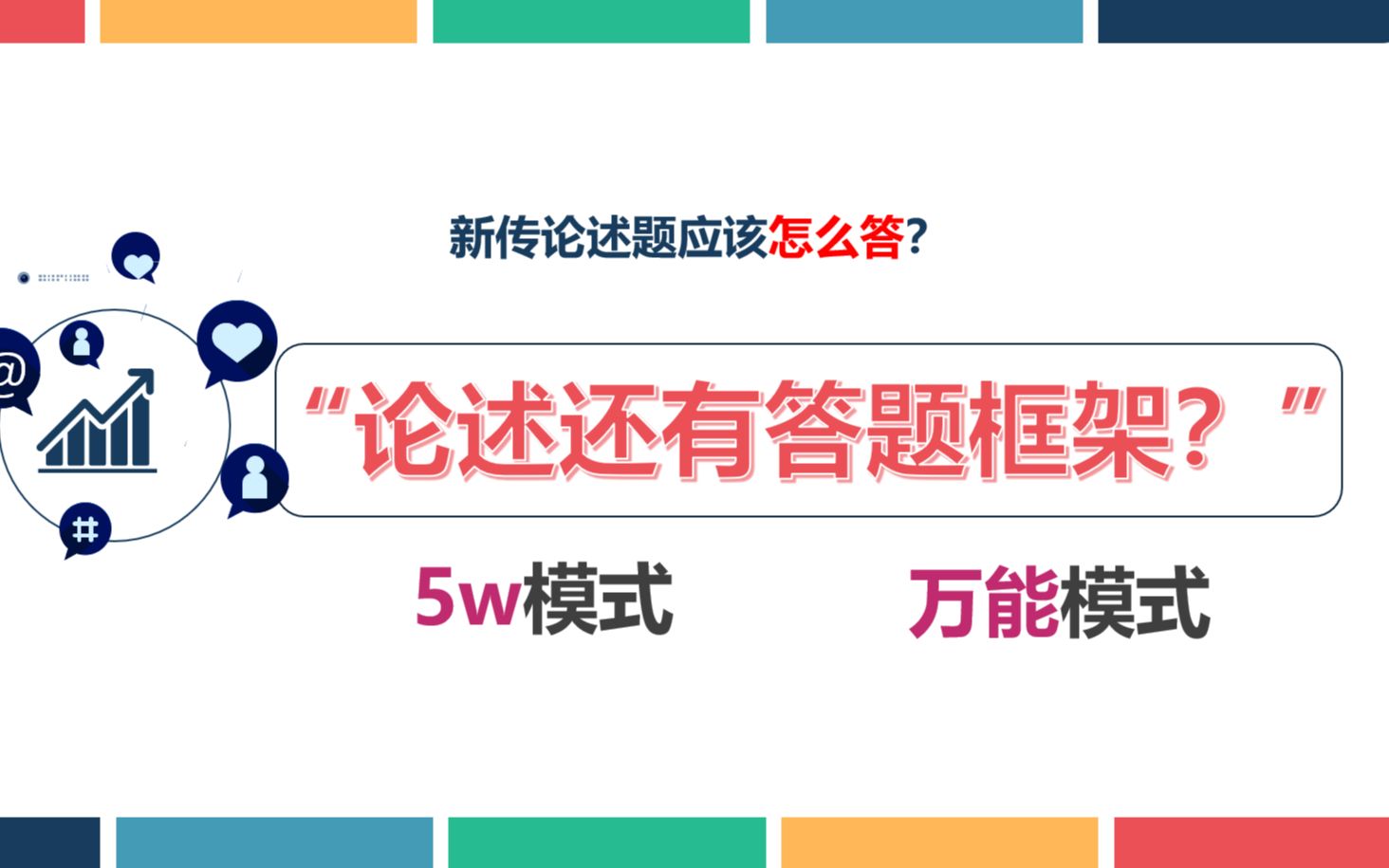 [图]新传论述技巧第一讲|答题框架