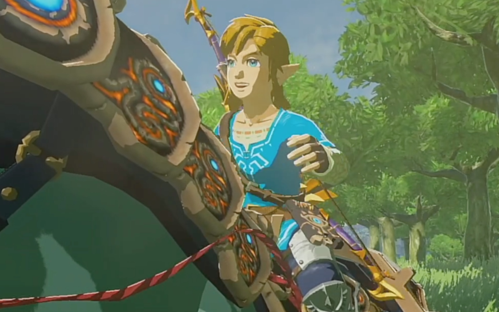 林克安抚马时的表情观察_哔哩哔哩_bilibili