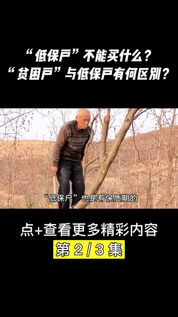 低保家庭不能买什么东西?贫困户和“低保户”有啥区别? #低保户 #国家政策 #科普知识 #涨知识 #低保哔哩哔哩bilibili