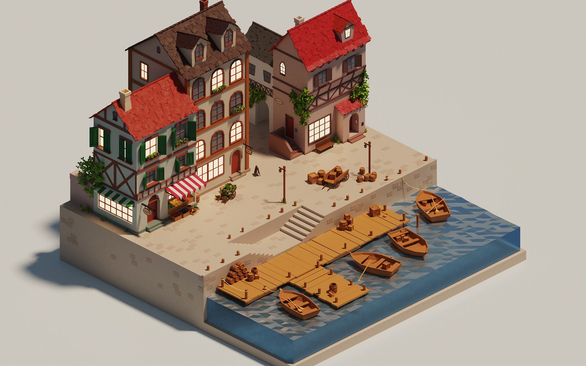 3dmax场景建模——写实场景房子模型制作,期末作业必备教程