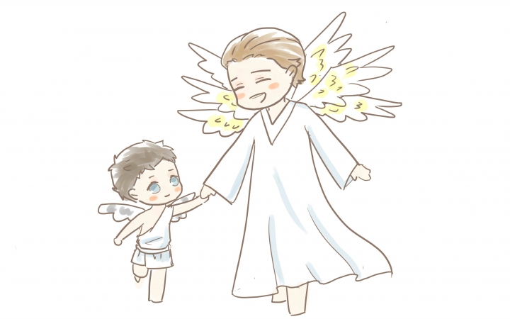 [图]【Castiel&Gabriel】 a little love