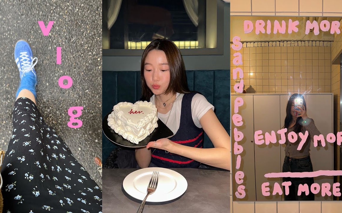 [图]Daily life｜【inghwa】超火的vingle酒吧｜Ootd｜逛吃 复古相机市场 ccd｜valentine’s day🍰