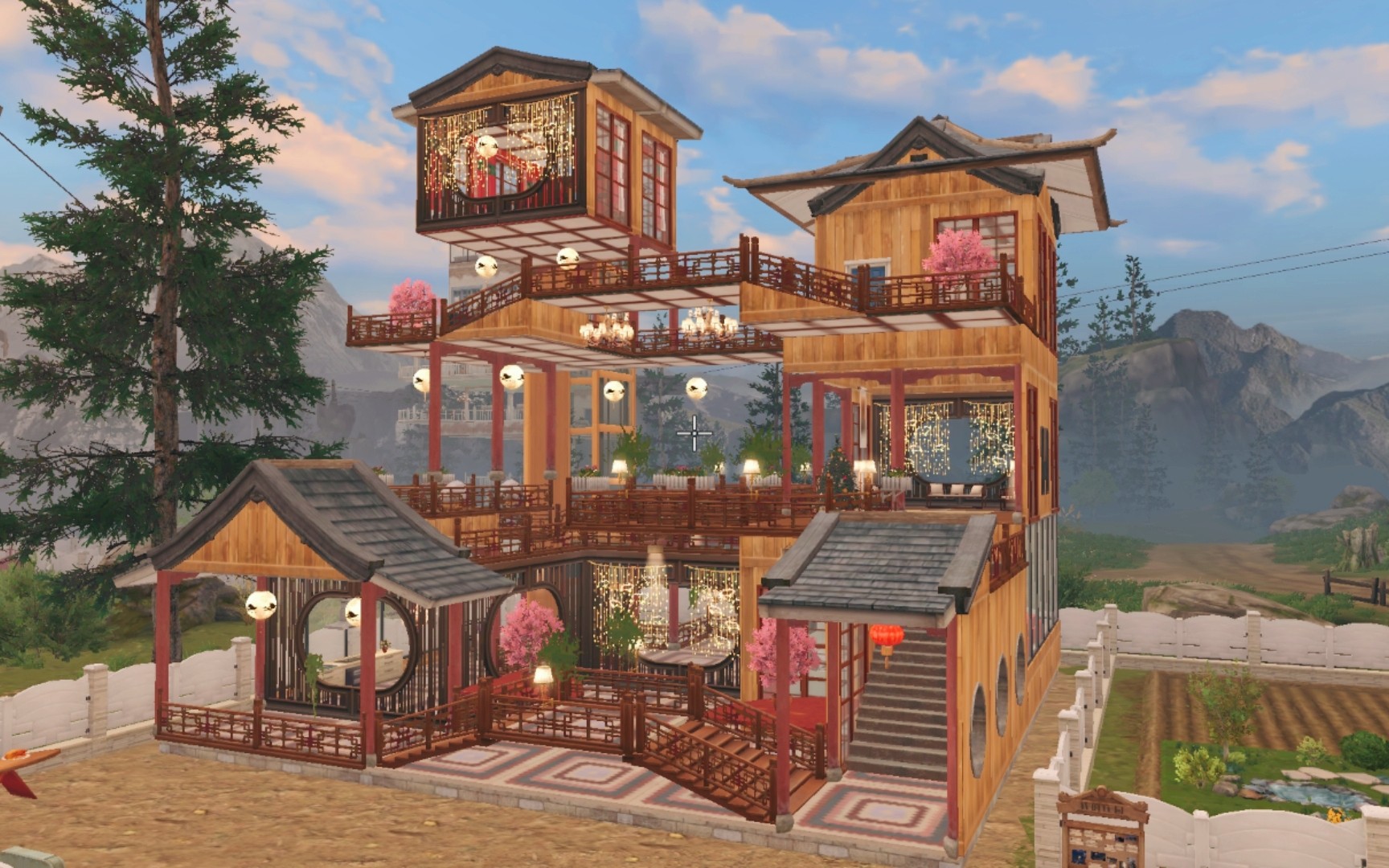 明日之后建筑 电梯玻璃古风建筑《关晓》原创作者:詩詩情