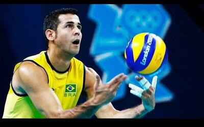 传奇巴西男排黄金一代球员丹特dante
