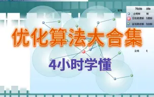 下载视频: 【优化算法】这也太全了！模拟退火算法、蚁群优化算法、遗传算法、粒子群优化算法大佬四小时讲完一口气学完，一天带你从放弃到精通！