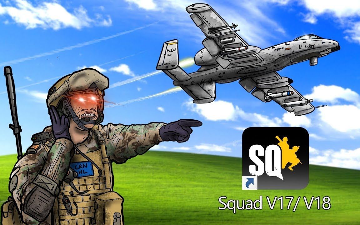 【1080p】squad 战术小队 v17_v18 游戏体验