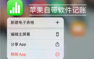 Download Video: 适合手机端方便记账的numbers记账模版，第一次分享大家多多指教。有看得懂的，有喜欢的朋友可联系我分享模版