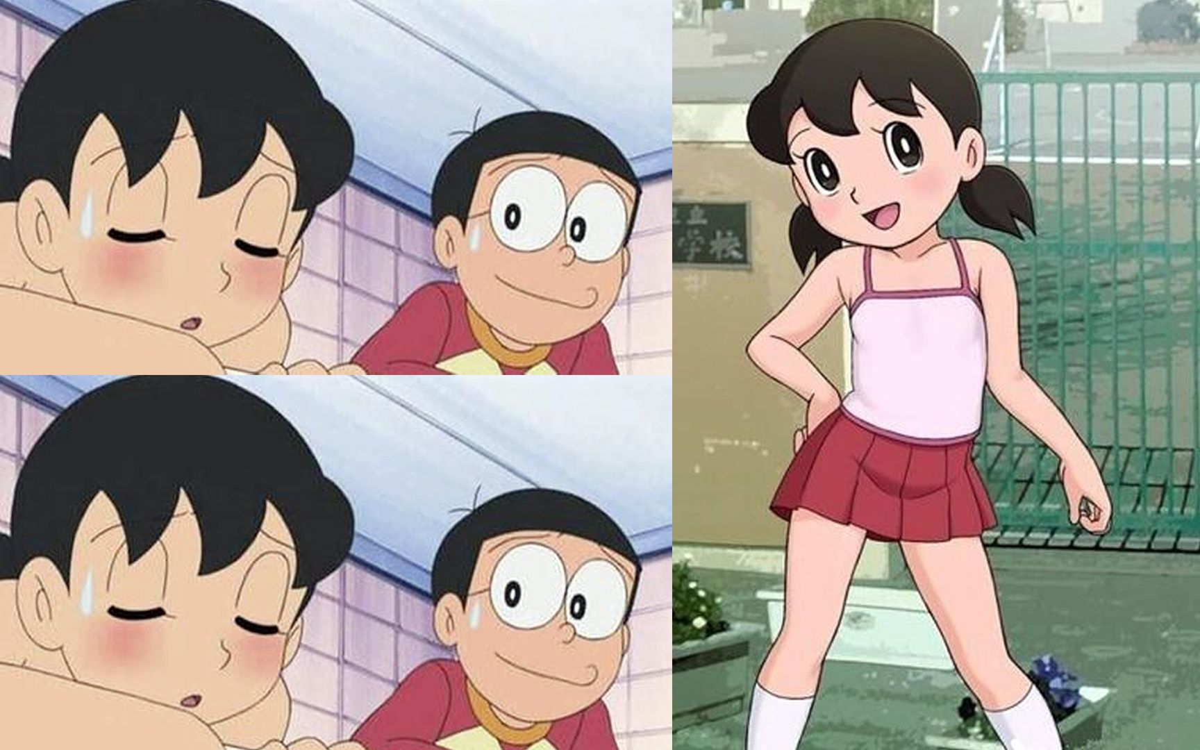 静香:大雄,你好会玩哦!_哔哩哔哩_bilibili