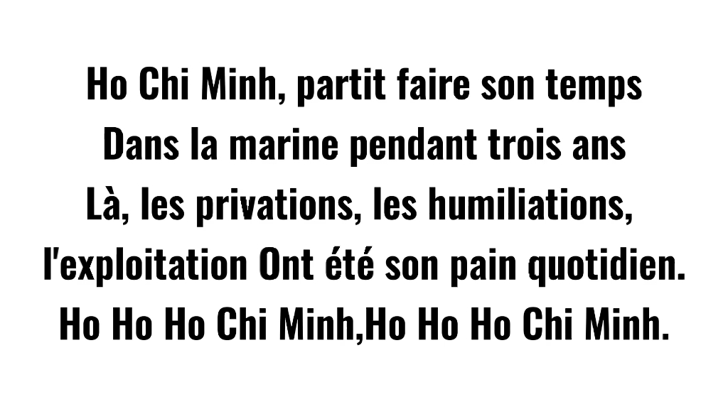 [图]胡志明之歌法语La Ballade de Ho Chi Minh