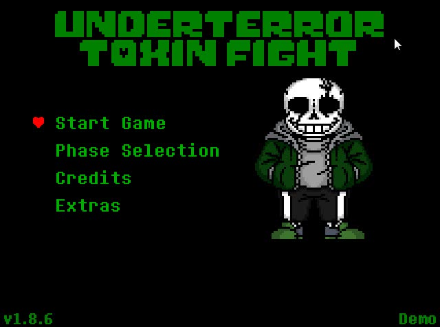 sansunderterrortoxin恐惧之下绿色sans审判战第二阶段通关耗时二天求