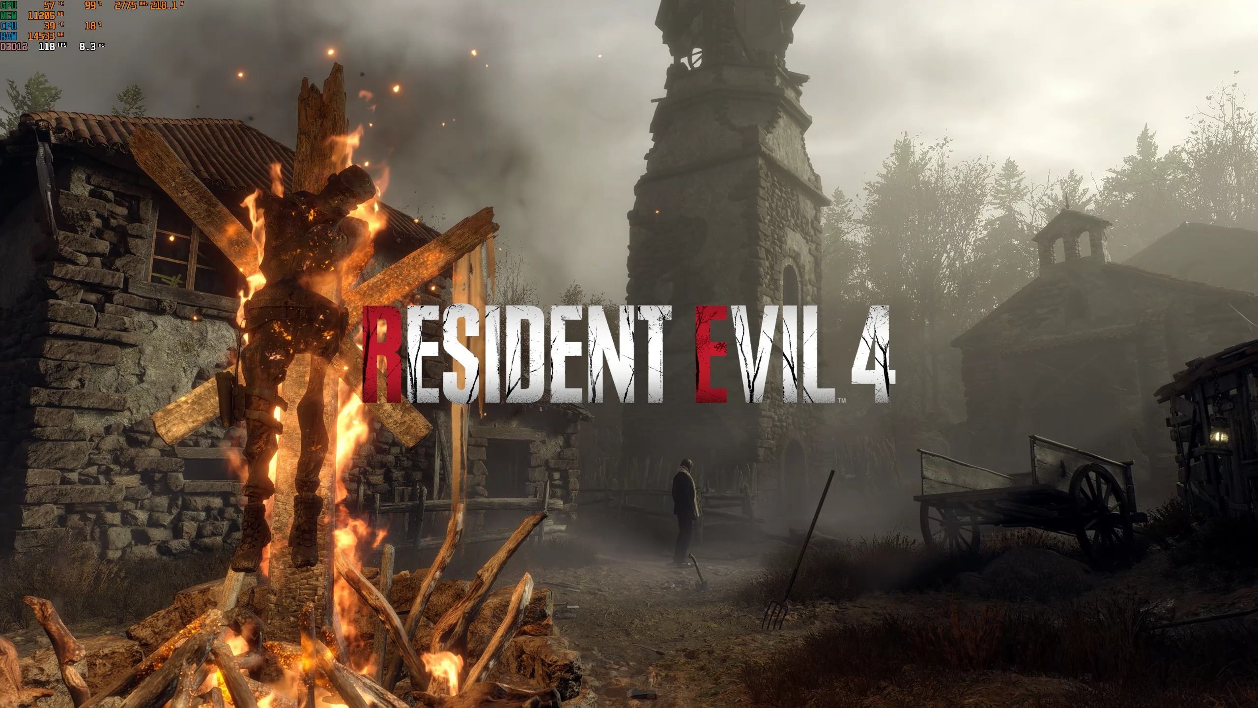 生化危机4重制版 rtx4070super 2k光追测试