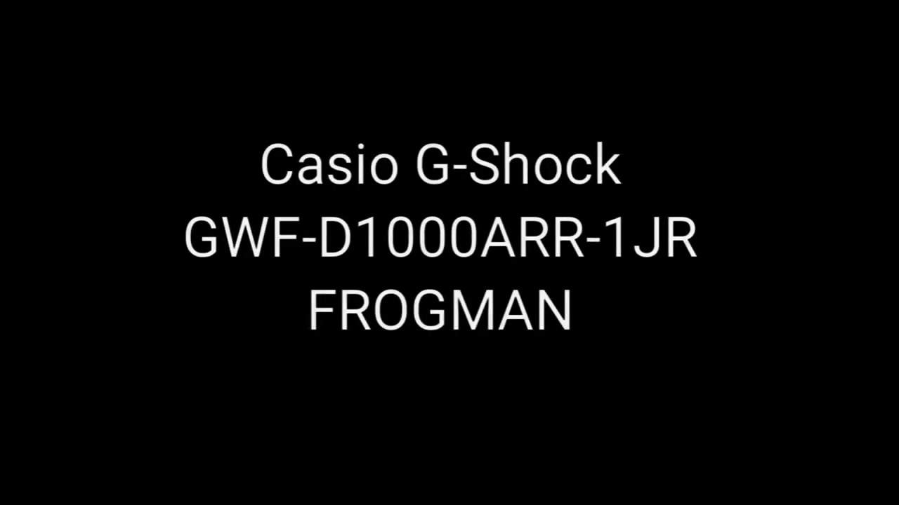 开箱一只8000多RMB的卡西欧南极蛙人 限量款 GWFD1000ARR1,六代蛙人哔哩哔哩bilibili