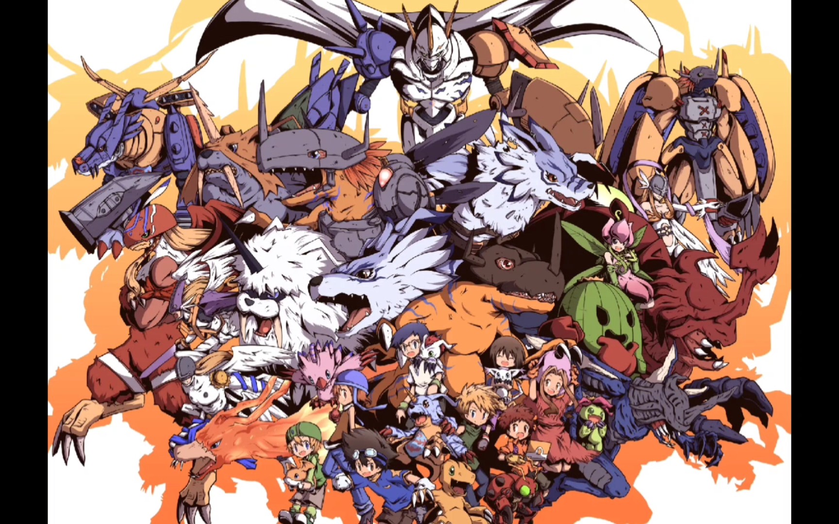 psp3000数码宝贝大冒险,大战吸血恶魔兽,究极进化战斗暴龙兽钢铁加鲁