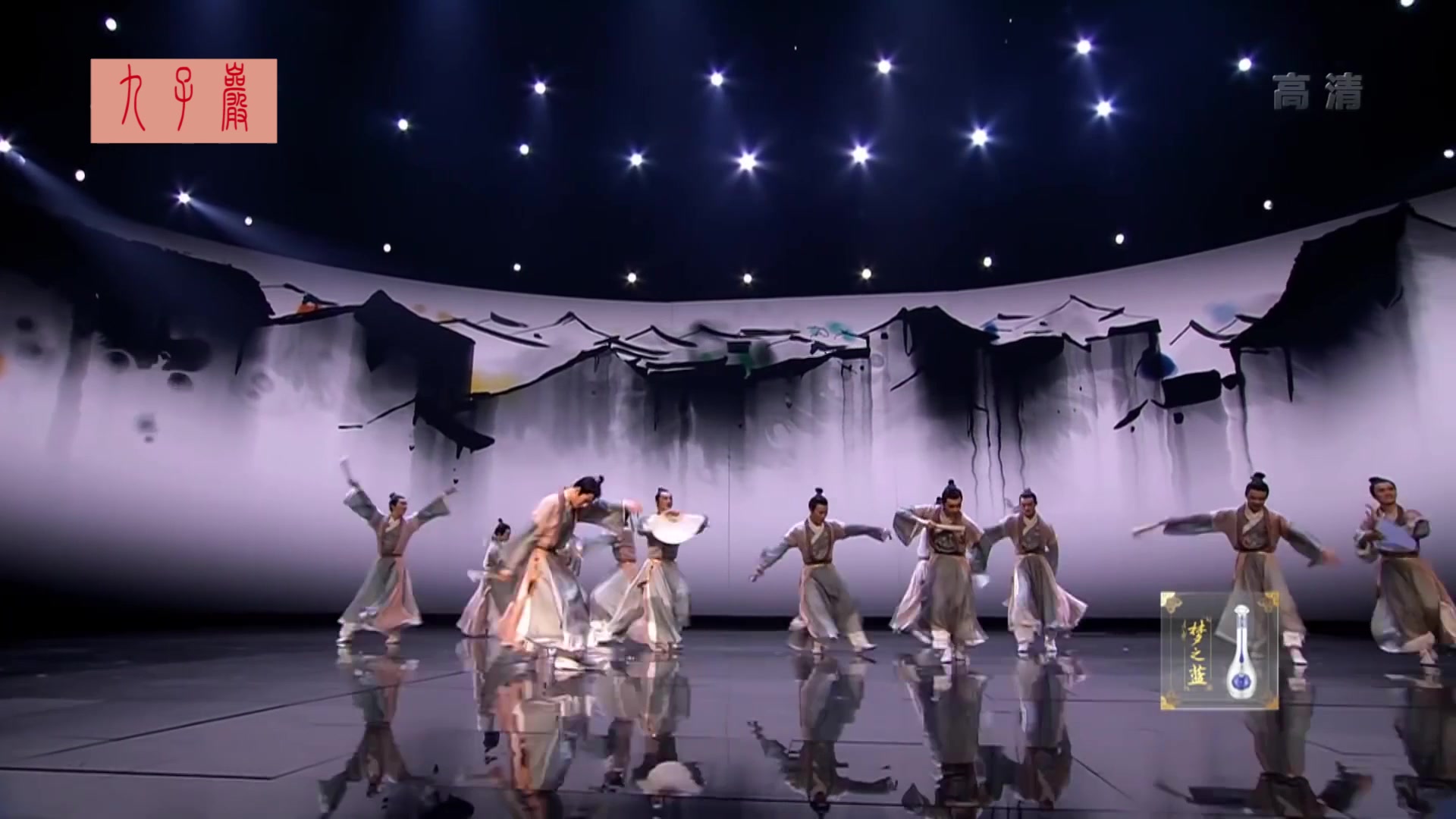 纸扇书生风乎舞雩好不自在北京舞蹈学院演绎古典舞