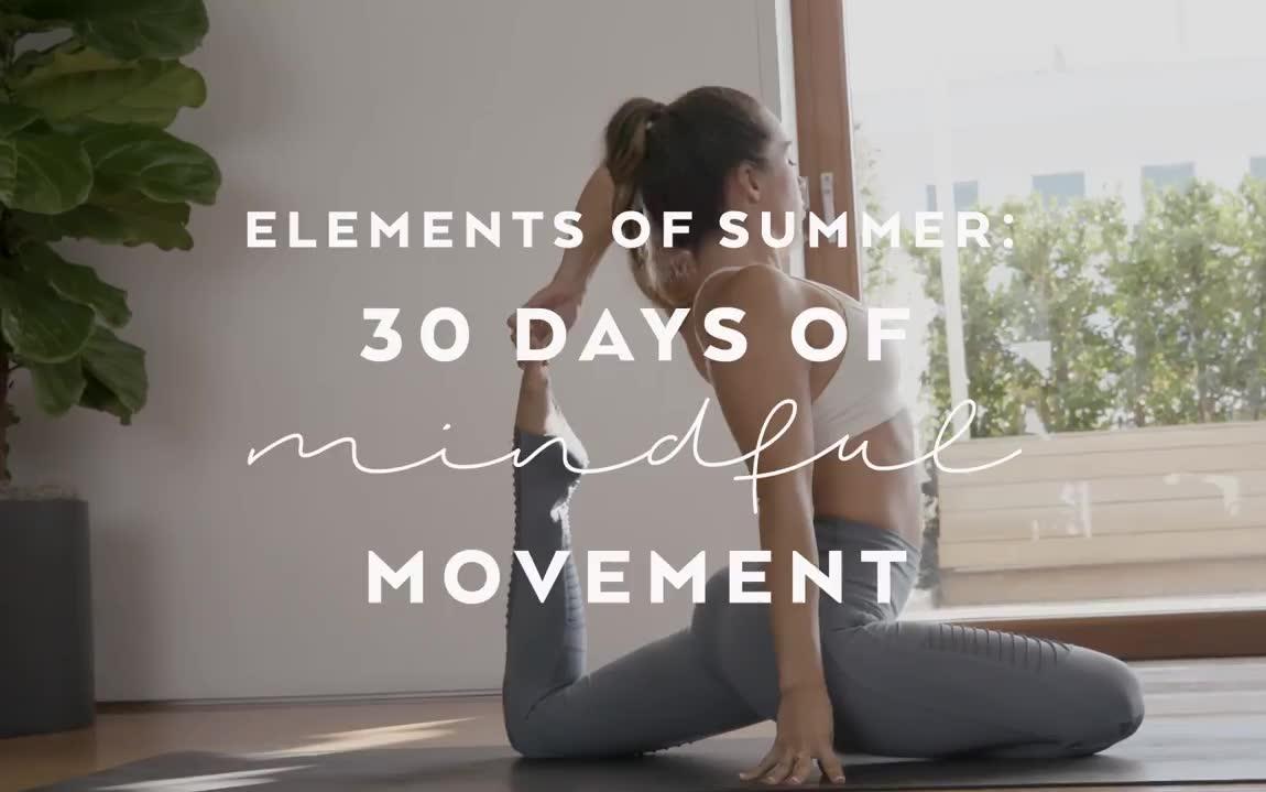 [图]Alo Yoga Elements of Summer: 30 Days of Mindful Movement