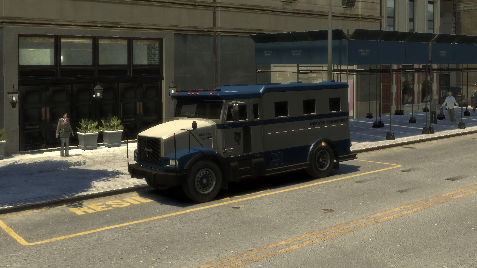 gta4 隐藏车 three leaf clover - unique police stockade