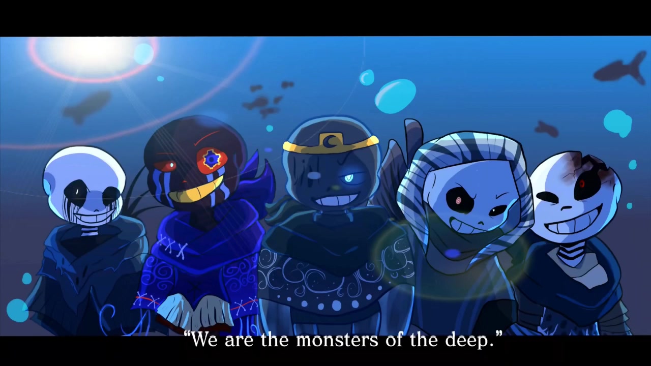 邪骨团海洋生物版monstersofthedeepbadsansesspeedpaint