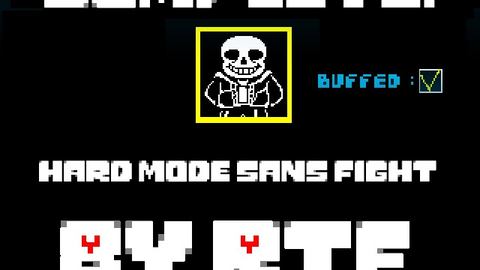 UnderTale Sans Fight Hard Mode_哔哩哔哩_bilibili