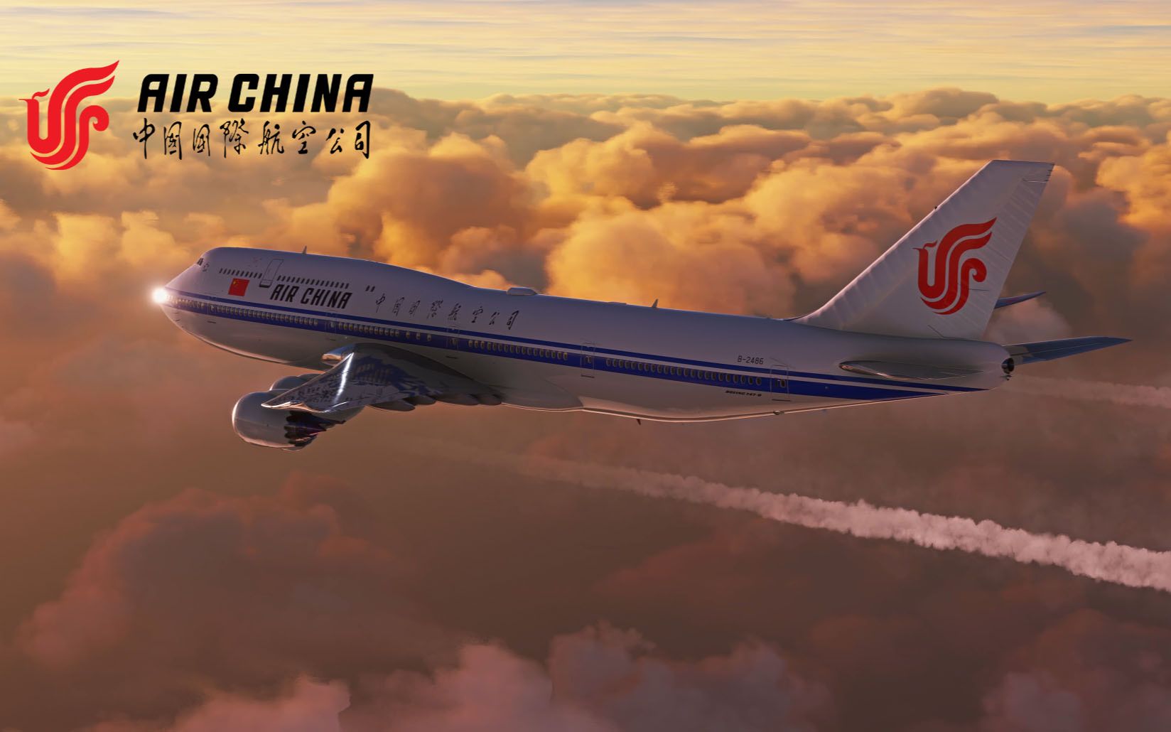 【正片】4K UHD 最高画质 中国国际航空公司 B7478 ZBADKLAX 北京大兴美国洛杉矶 早中晚巡航加长版沉浸式飞行 (建议佩戴耳机观看)模拟飞行