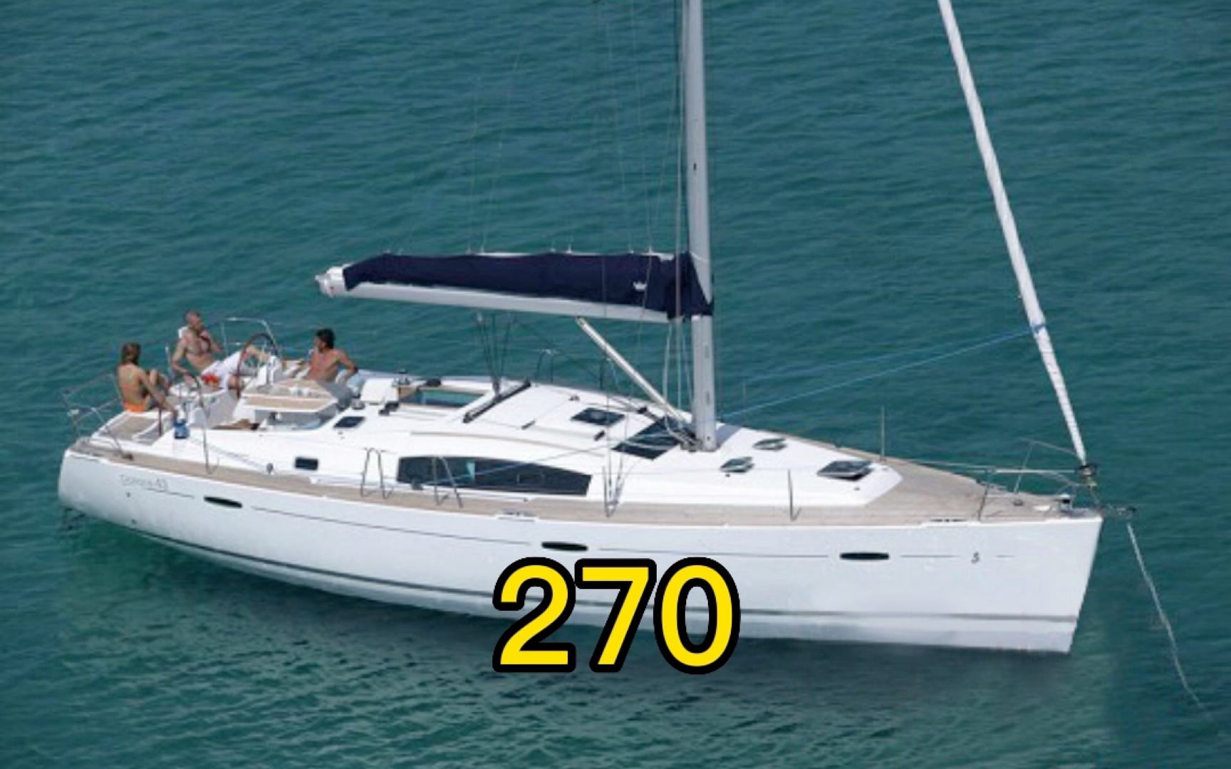 第270艘:2007年产43尺法国帆船