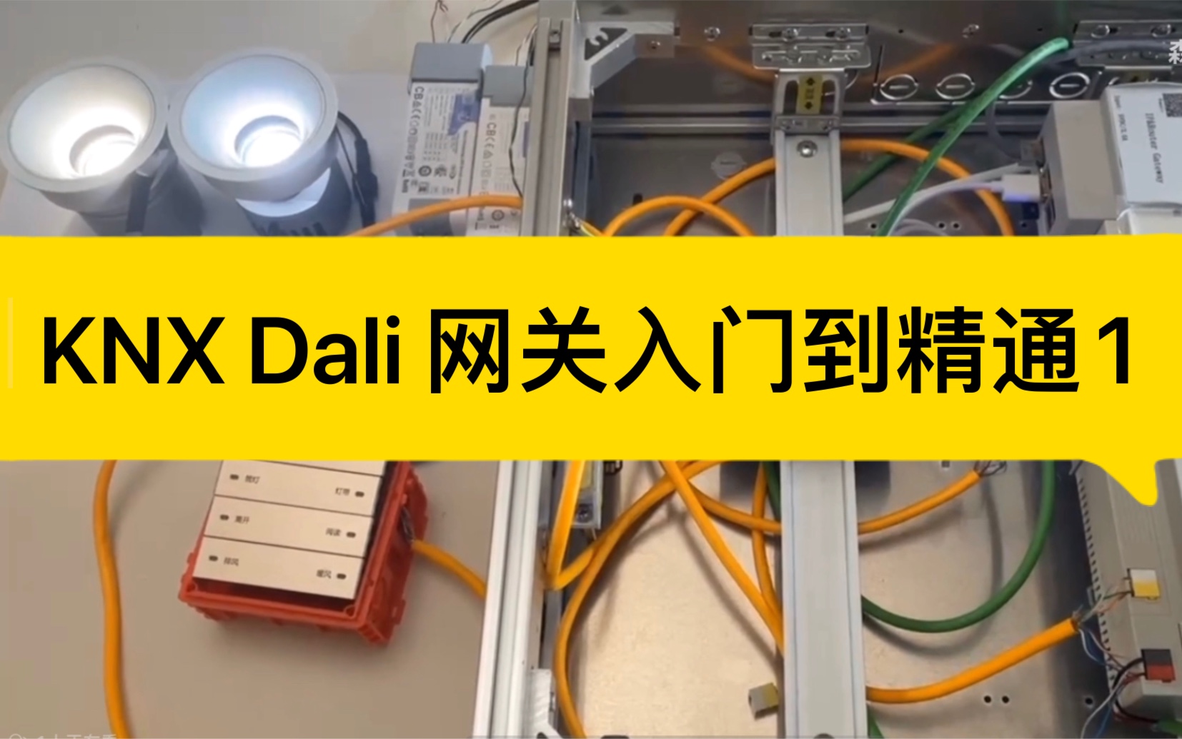 KNX DALI网关入门到精通(一) DALI2双色温调光系统ETS软件参数配置讲解 homeassistant 意莱哔哩哔哩bilibili