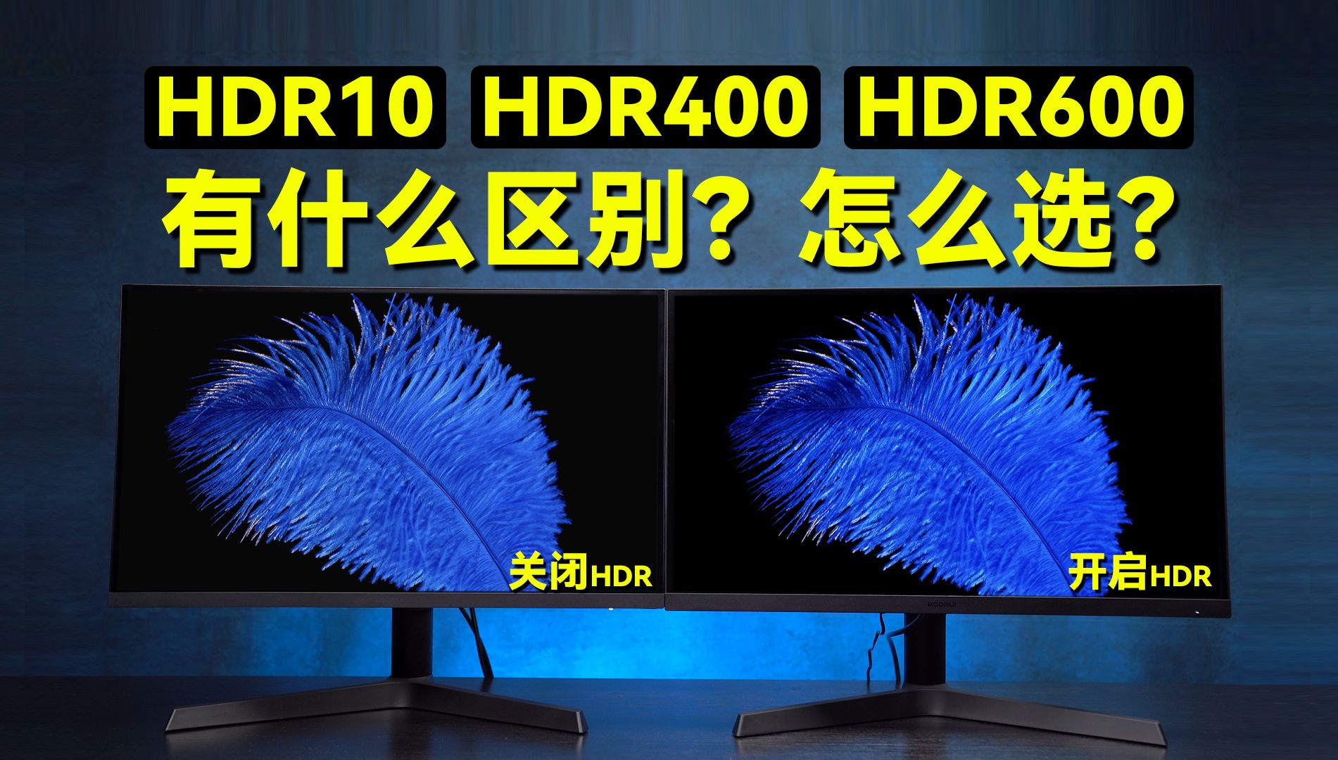 【一看就懂】显示器HDR10、HDR400、HDR600有哪些坑?开启HDR又有什么区别?哔哩哔哩bilibili