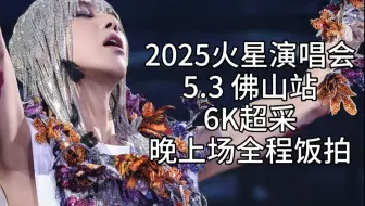 【华晨宇】【6K超采】5.3佛山站晚上全程饭拍（2025火星演唱会）