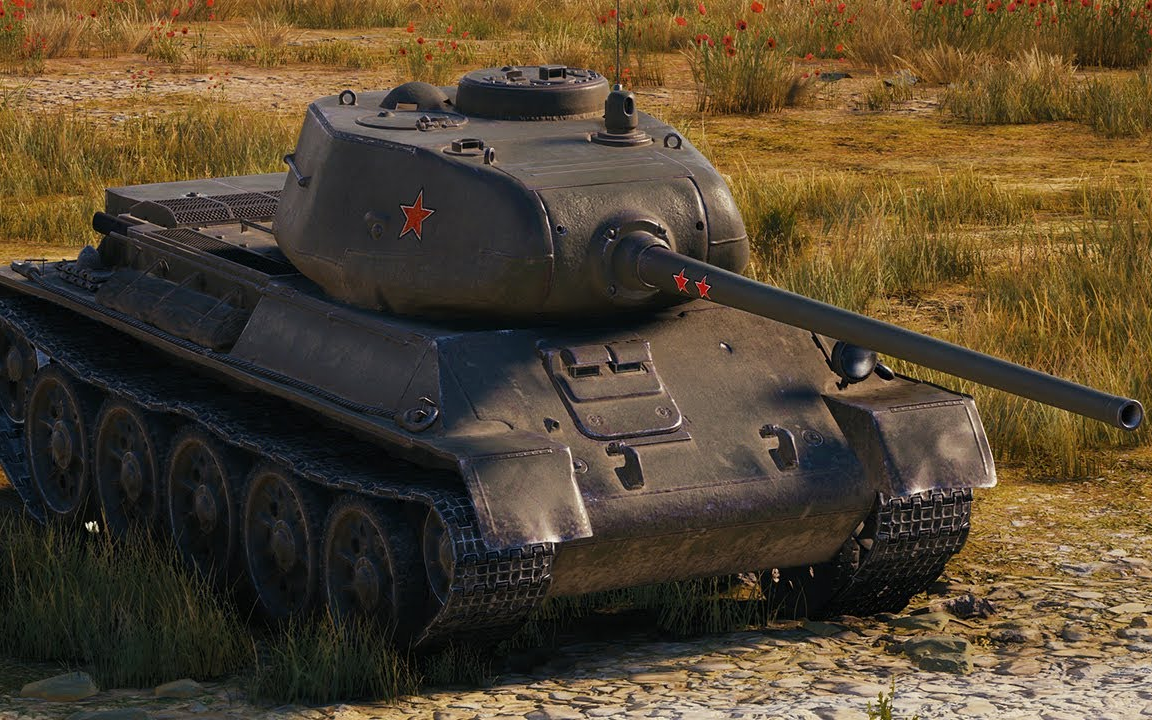 坦克世界 t-43 - 11杀 5千4伤害 [荒蛮之地]