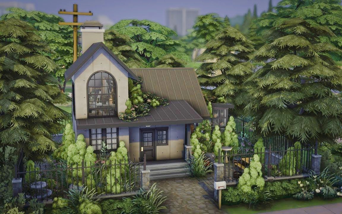 【搬运】花园房子|模拟人生4 速度构建|no cc by the mossy sim