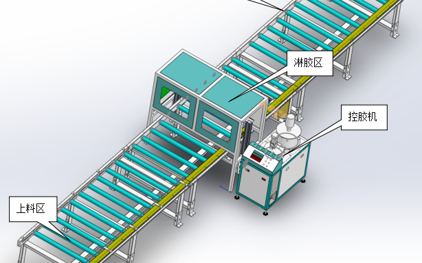 聚氨酯淋胶机(双组份ab胶淋胶工艺)