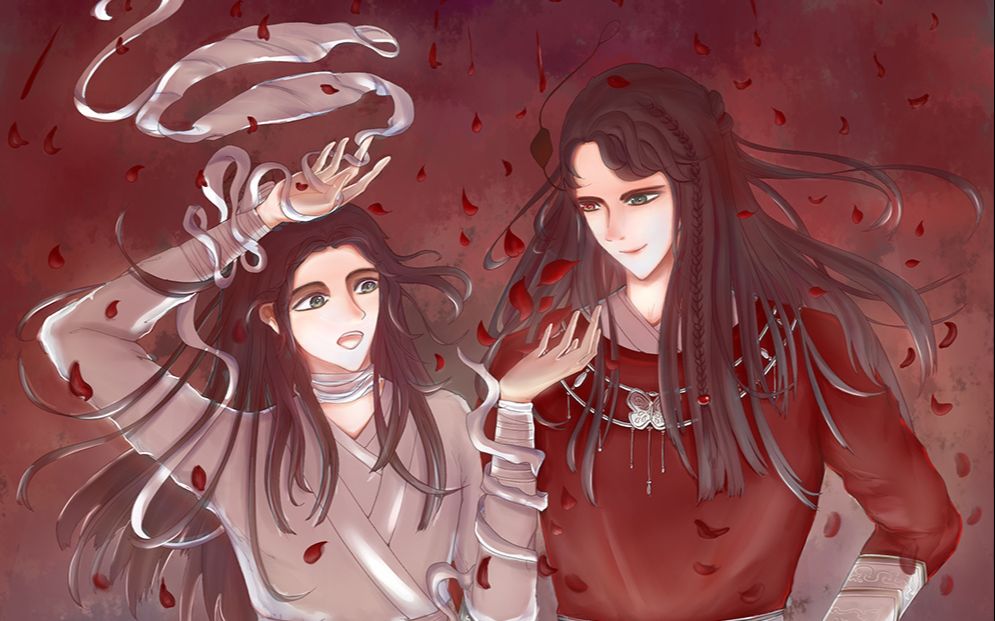 天官赐福同人绘画——小白画手插画练习5_哔哩哔哩 (゜-゜)つロ 干杯~