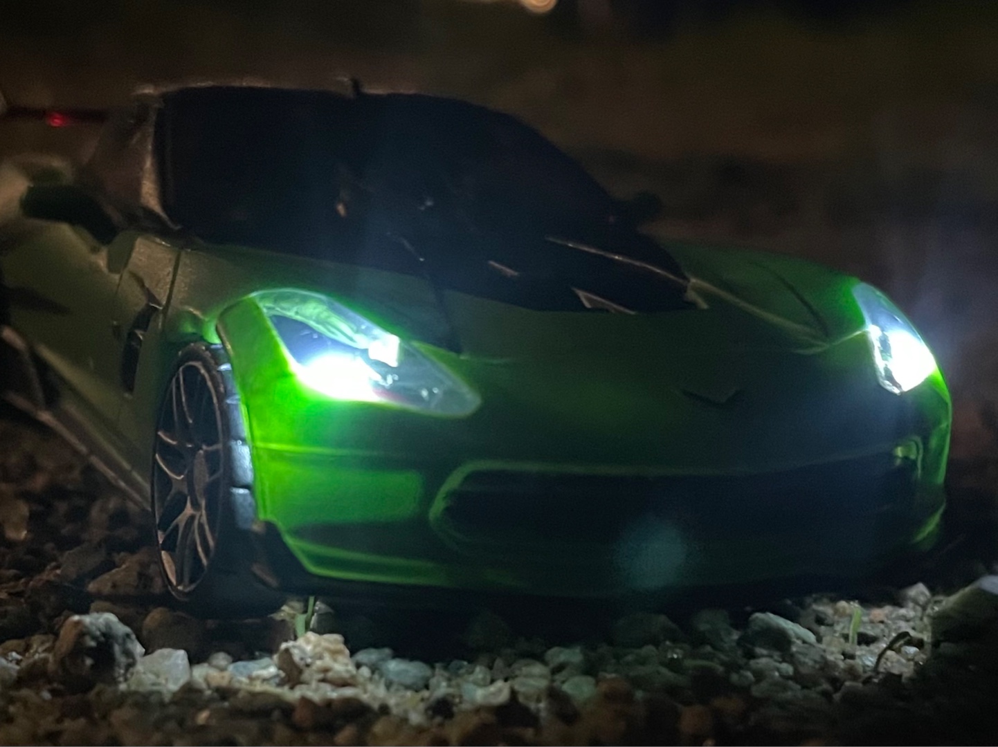 变形金刚5最后的骑士 ss十字线 测评 加灯改造 雪佛兰科尔维特c7