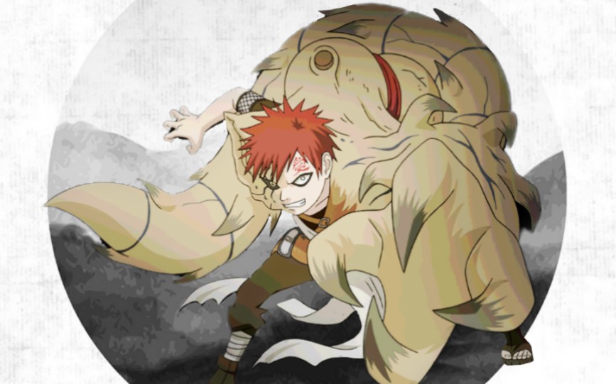 火研社小廸无通灵系列我爱罗凭依体实战展示忍者特色抓取与控场强度