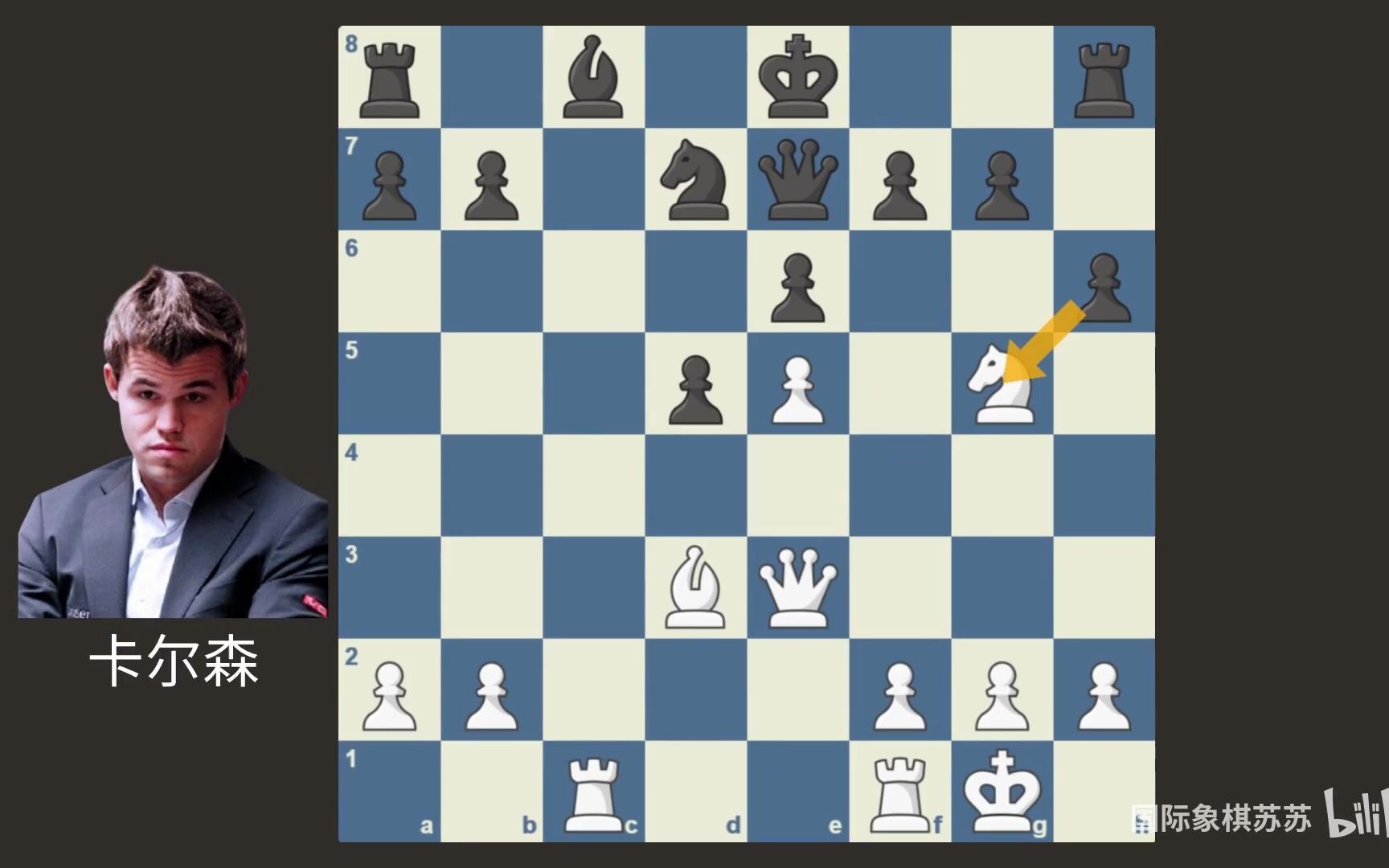 国际象棋世界棋王卡尔森,最不可思议的棋